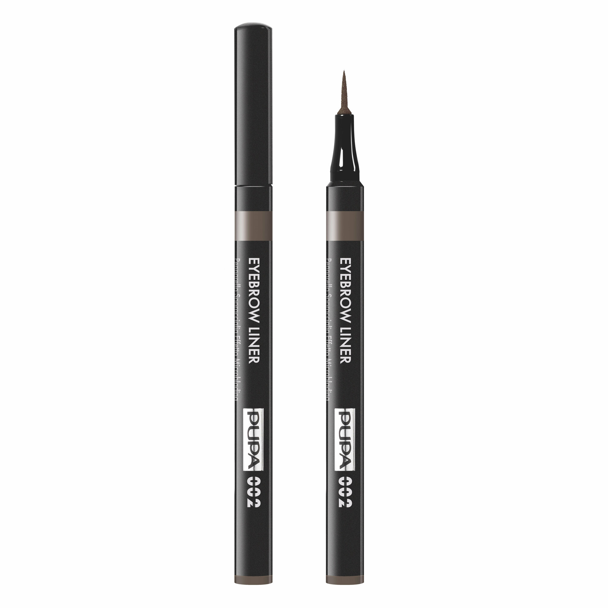 PUPA Подводка для бровей с эффектом микроблейдинга EYEBROW LINER №002, коричневый