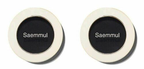 The Saem Тени для век Saemmul single shadow, BK03, матовые, 1.6 г, 2шт