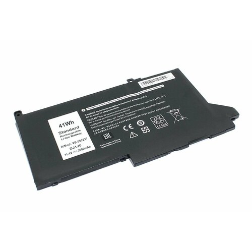 Аккумуляторная батарея для ноутбука Dell Latitude E7280 (DJ1J0) 11.4V 3600mAh OEM