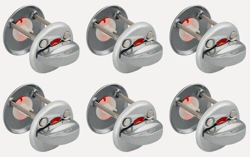 Изображение товара Ручка поворотная Fuaro WC-001-CP (хром) (комплект 6 штук)