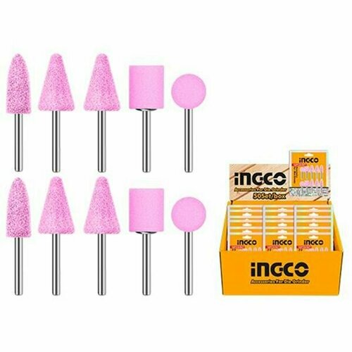 Набор остнастки гравера INGCO 10 предмета AKB1012 279₽