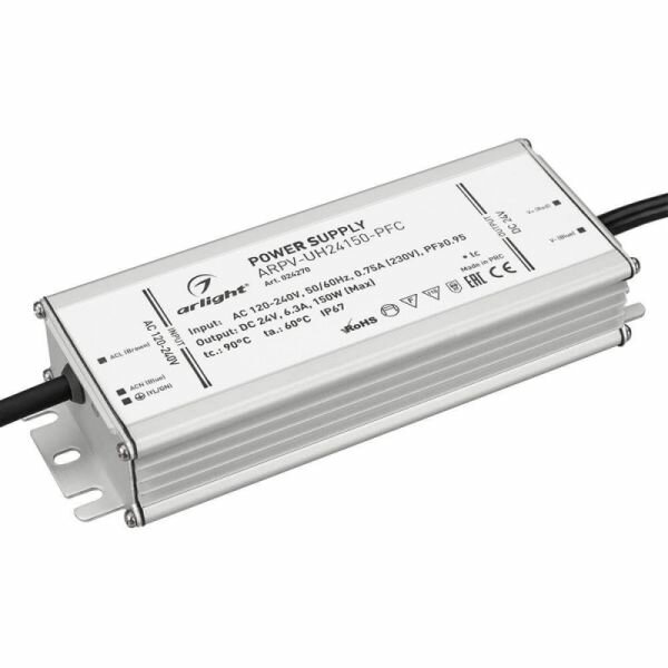 Блок питания Arlight ARPV-UH24150-PFC (24V, 6.3A, 150W) 024270