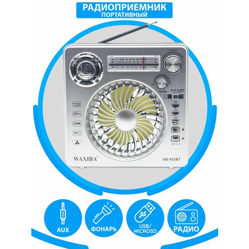 Радиоприемник в классическом стиле с Bluetooth и расширенным радио AM FM SW