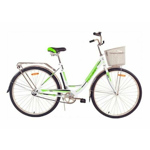 Велосипед Pioneer Patriot 28/18 white-green-black /открытая рама