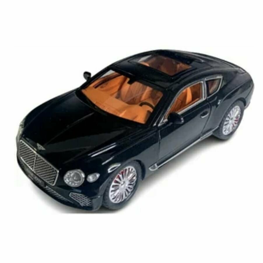 Коллекционная машинка игрушка металлическая Bentley багажником масштабная модель Бентли 1:24