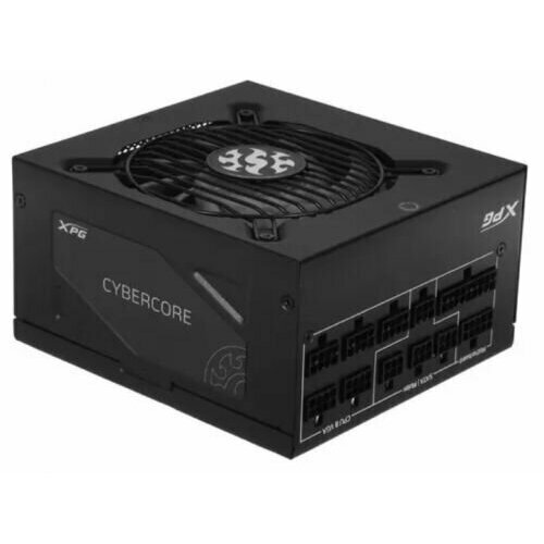 Блок питания ATX ADATA XPG CYBERCORE 1000W, APFC, 80 Plus PLATINUM, 120mm fan, full modular блок питания xpg cybercore ii 1000w 80 platinum полностью модульный