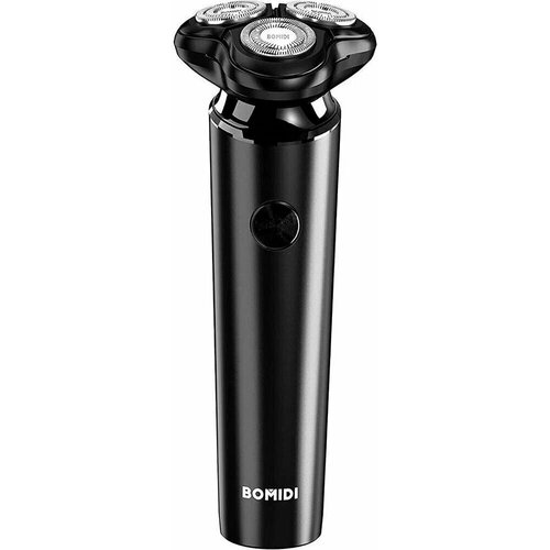 bomidi m3 electric shaver 3d rotating razors beard trimmer 600mah long battery usb type c rechargeable hair shaver black Электрическая бритва BOMIDI M7(RU)