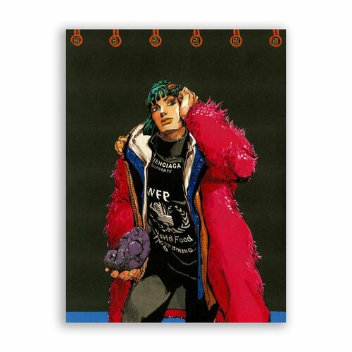 Постер, плакат на бумаге / Невероятные приключения ДжоДжо / Размер 30 x 40 см