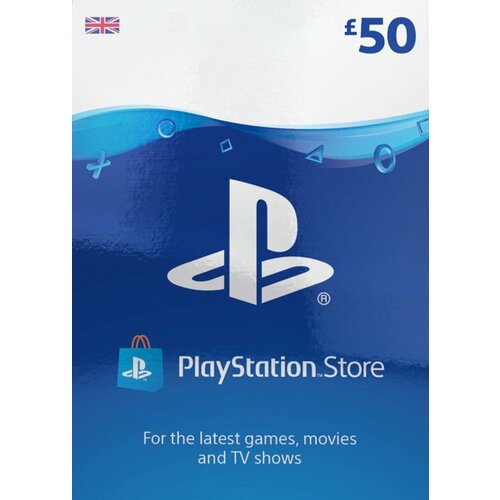 PlayStation карта оплаты PSN 50 GBP великобритания Пополнение кошелька 849000₽