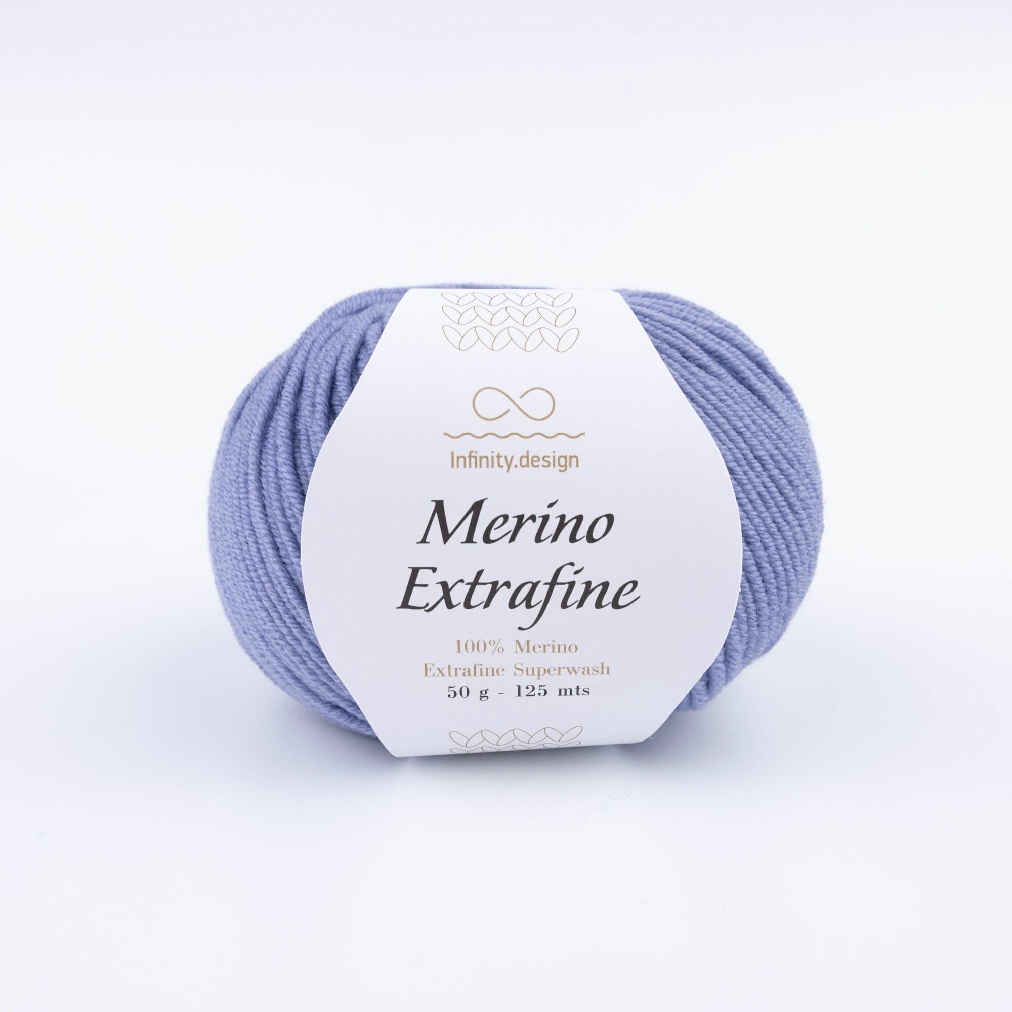 Пряжа INFINITY Merino Extrafine 5820 (1 моток), 100% мериносовая шерсть, superwash, 50г, 125м