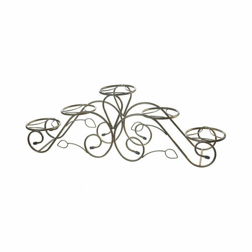 Подставка под цветы на подоконник на 5 горшков Кружево, Т1000, 1643505