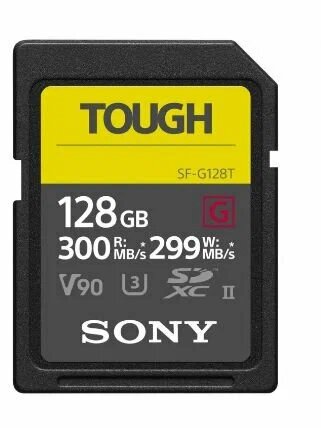 Карта памяти SONY SF-G 128 GB TOUGH SERIES UHS II SDXC 300/299