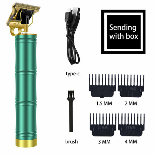 Электрическая машинка для стрижки волос с функцией прямой зарядки цвет зелёный бамбук 67200₽
