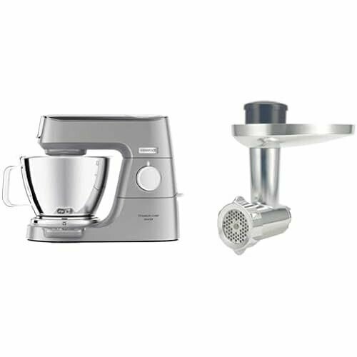 Кухонный комбайн Kenwood Titanium Chef Baker KVC85004SI со встроенными весами и мясорубкой KAX 950 ME аксессуары для кухонных комбайнов Kenwood 11337000₽