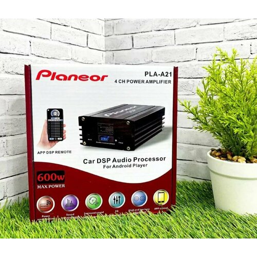 Усилитель автомобильный для Android магнитолы DSP четырехканальный 600W 2500₽