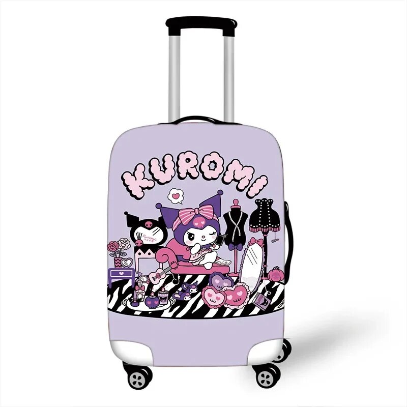 Чехол для чемодана Hello Kitty Kuromi 18-32 дюймов, Kuromi 11, S For 19-21 inch