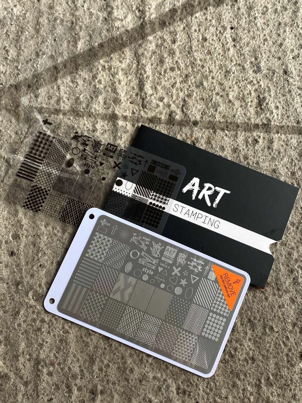 ART Stamping Матовая пластина для стемпинга 02 — фото 1