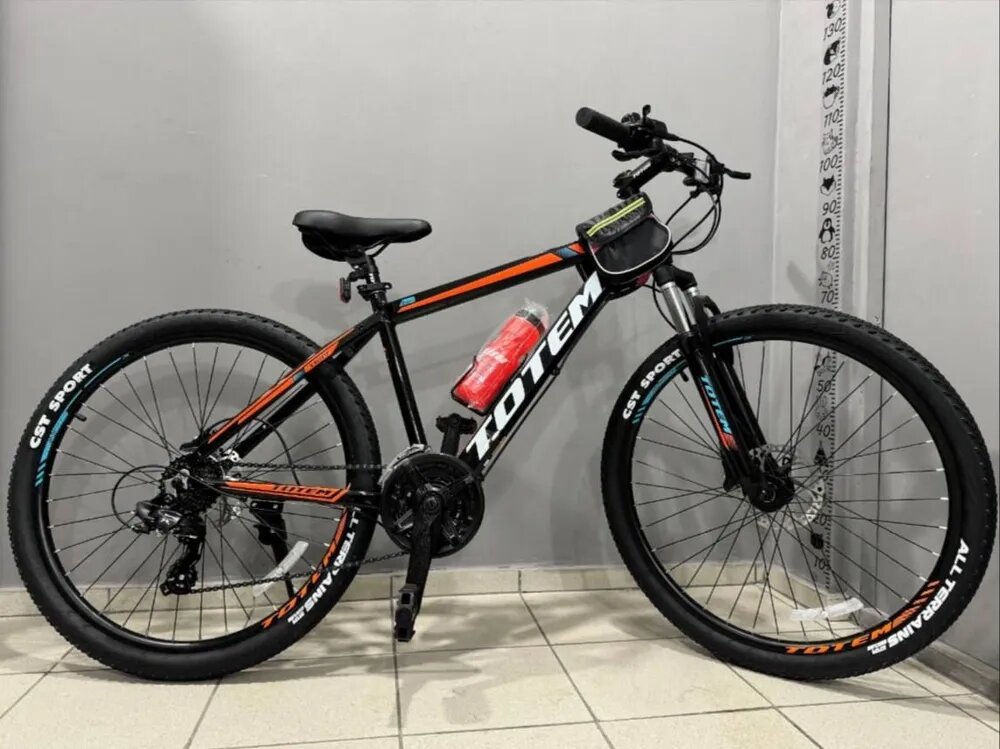 фото Велосипед горный Totem Y660L, черно-зеленый