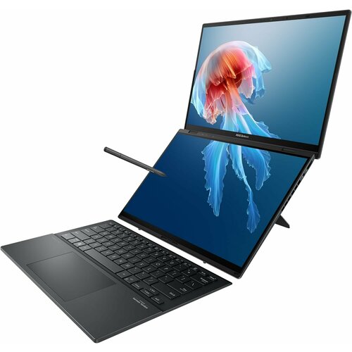 14 ноутбук ASUS Zenbook Duo 2024 UX8406MA-DS76T OLED 1920x1200 Ultra 7-155H 16gb LPDDR5X 1024 GB SSD NVMe Intel ARC Graphics Win11 Home US version 29999000₽