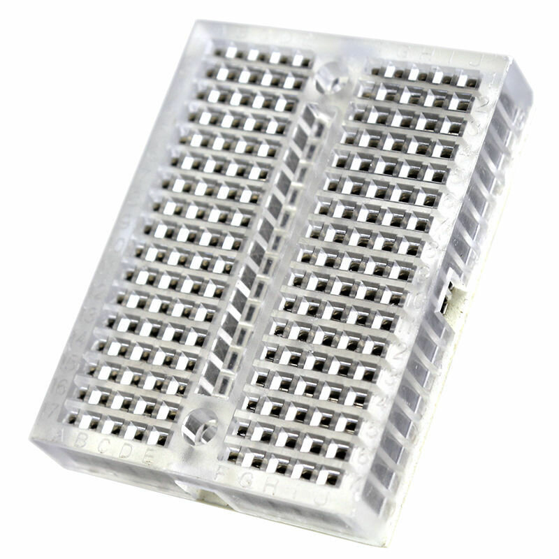 Беспаечная макетная плата (breadboard) 170 точек, прозрачная