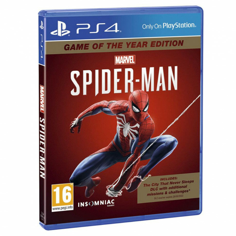 Игра Marvel Spider Man: Game of The Year Edition для PS4 (CUSA 11995/A) (Русская версия)