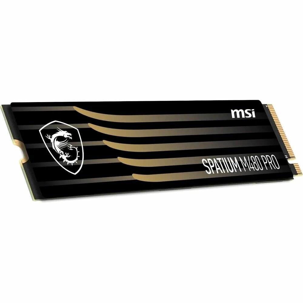 SSD жесткий диск MSI S78-440L1G0-P83 TLC 3D NAND, 1 ТБ, черный