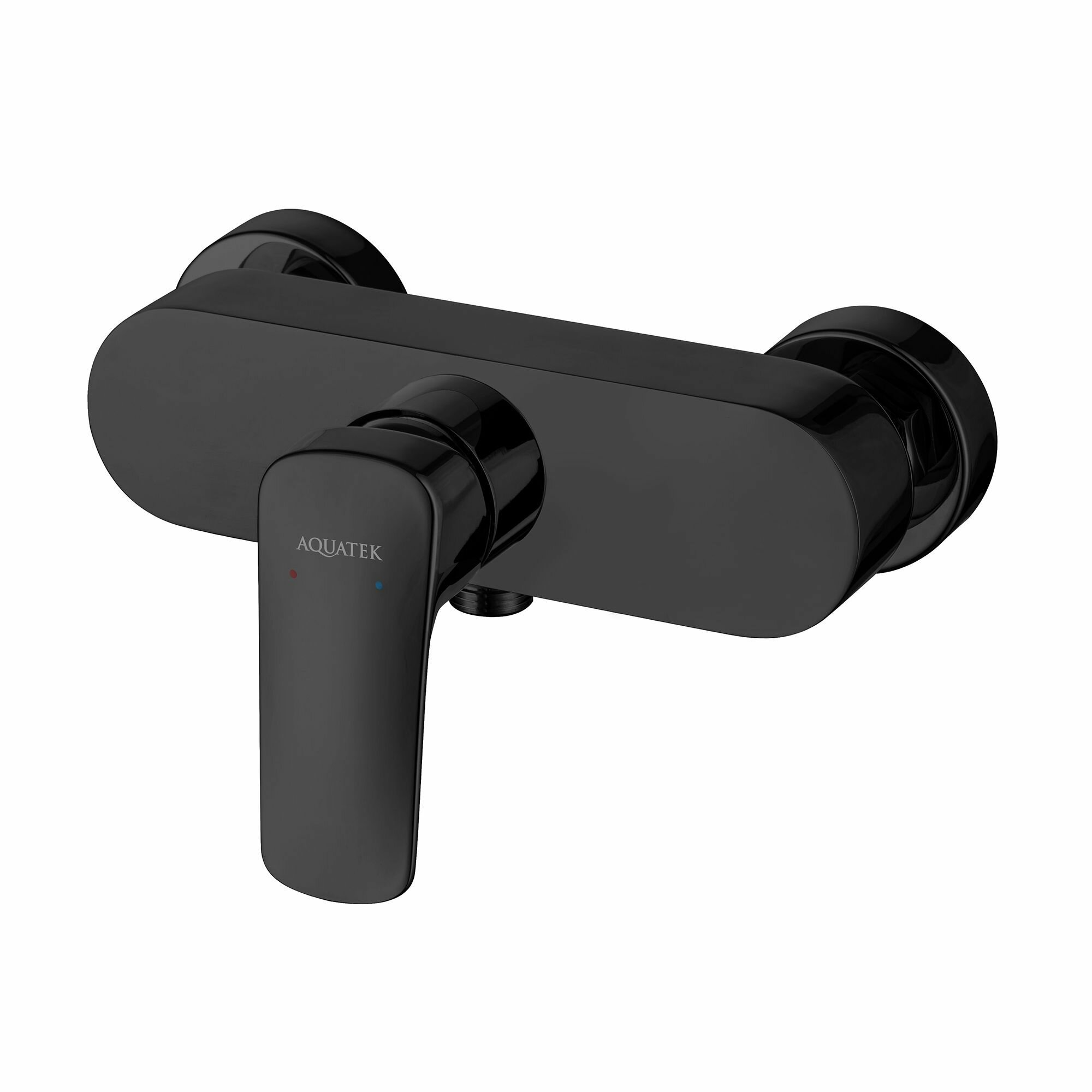 Смеситель для душа AQUATEK AQ1060MB вега , матовый черный, Черный матовый