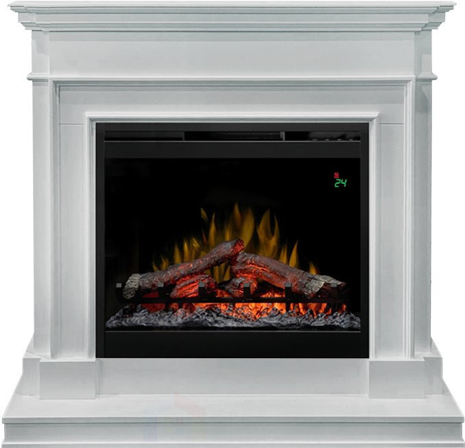 Каминокомплект Dimplex Newport - Белый с очагом Symphony 26' DF2624L-INT