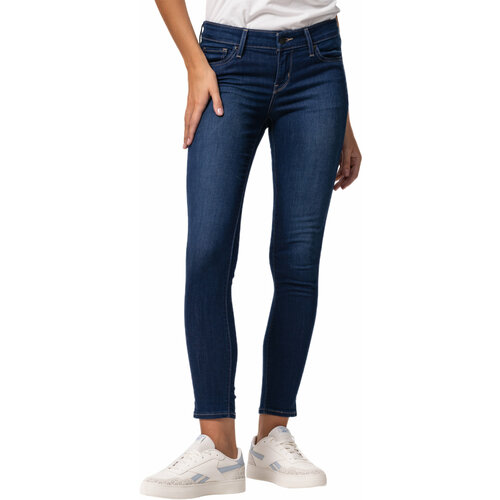 фото Джинсы скинни levi's women 711 skinny jeans, размер 26/27, синий