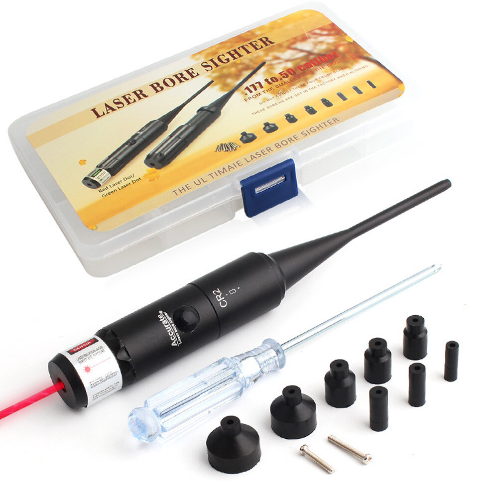 Laser Calibrator Aluminum Alloy Turn-Free 8-Hole Adjustable Adapter for 0.177 to 0.50 Caliber