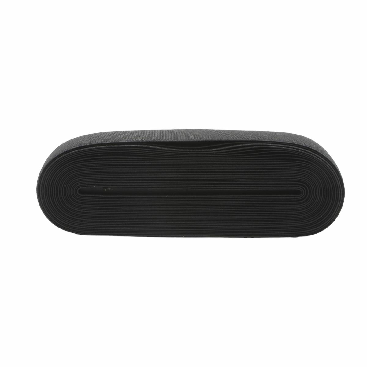 Резинка для шитья вязаная 45мм*10м, 34,5 г/м, эластичность 150%, черная — фото 1