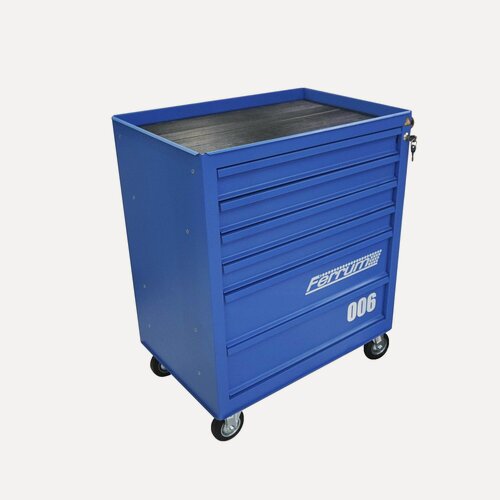 Изображение товара Тележка инструментальная с 6 ящиками, синий 02.006L-5015