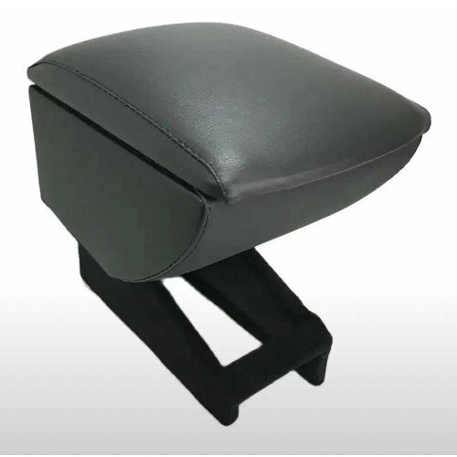 Подлокотник CHEVROLET NIVA (2002-2009) / Нива Шевроле кожаный, черный гладкий