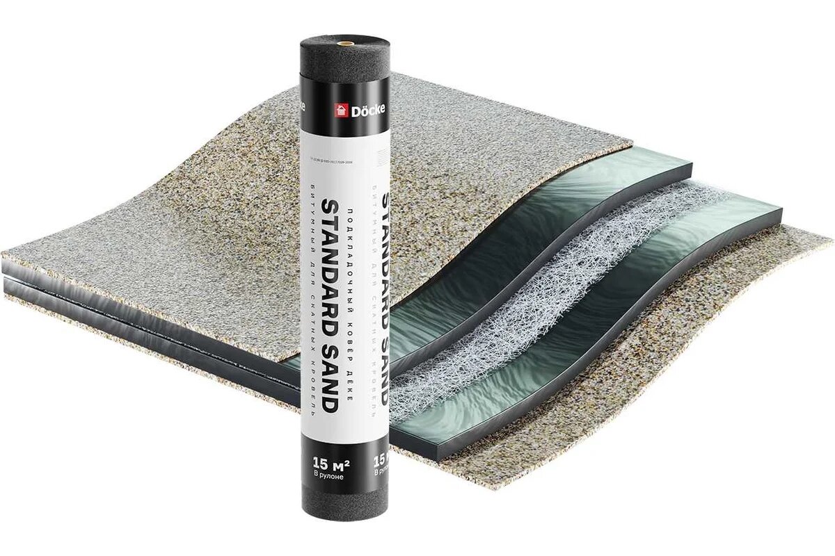 Подкладочный ковер DOCKE Standard sand 15 м ZRBD-1099