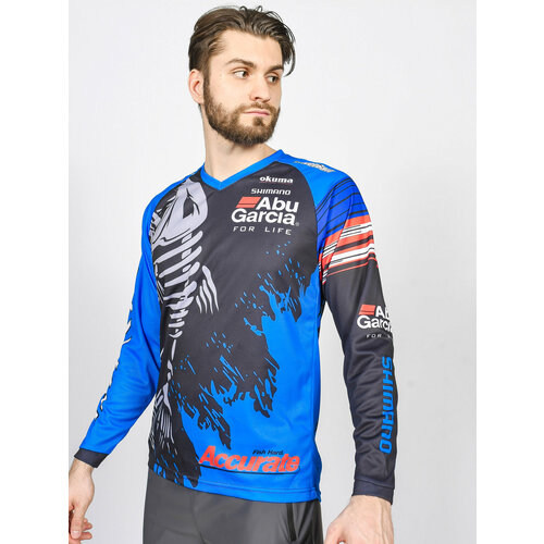 Быстросохнущий дышащий рыболовный костюм - джерси Abu Garcia для защиты от солнца, 46 размер