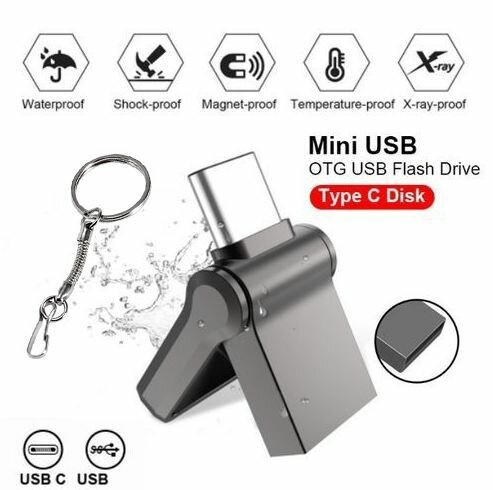 Новый высокоскоростHoй U$B 3.0/2.0 Fash Drive U Disk External StorageMemory Stick Car keychain deco USB Flash Drive 1T 2TB.