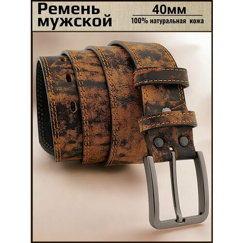 Ремень Mr. Belt для мужчин, размер 120, оранжевый