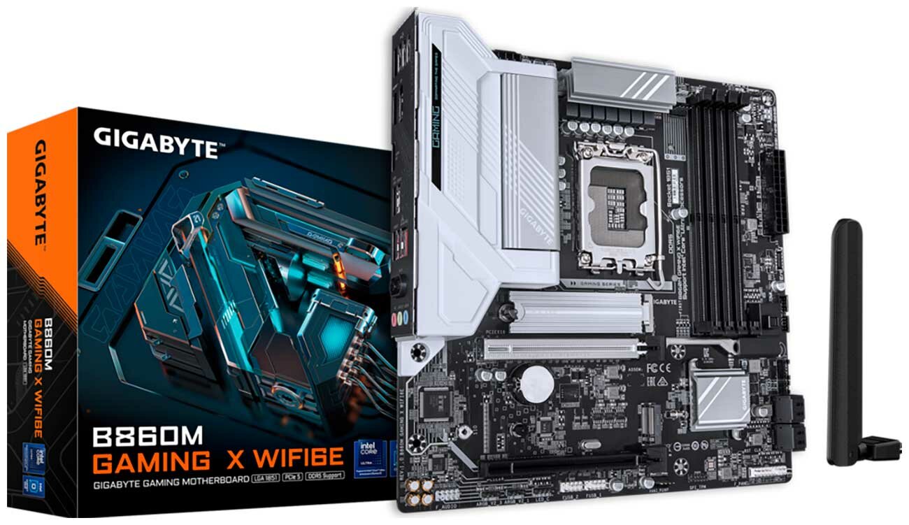 Материнская плата Gigabyte B860M GAMING X WIFI6E (LGA1851, mATX)