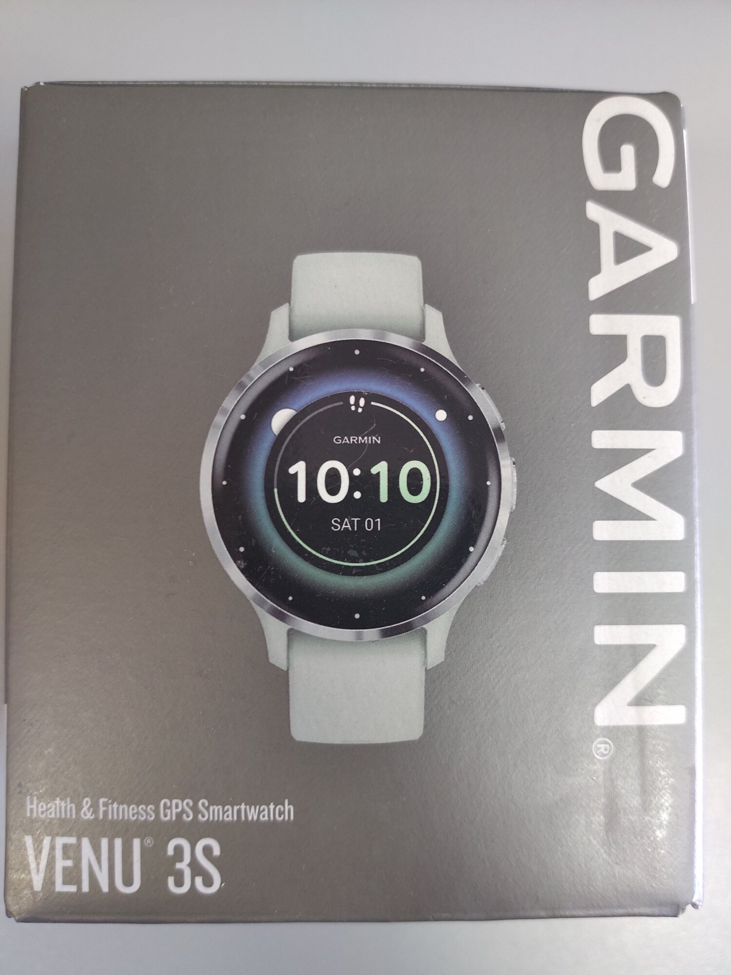 Умные часы Garmin Venu 3S цвет Серо-зеленый с серебристым безелем 010-02785-01