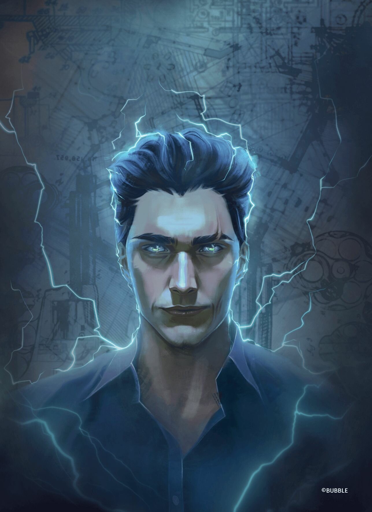 Открытка Bubble Icons: Август ван дер Хольт (Официальная продукция Bubble)