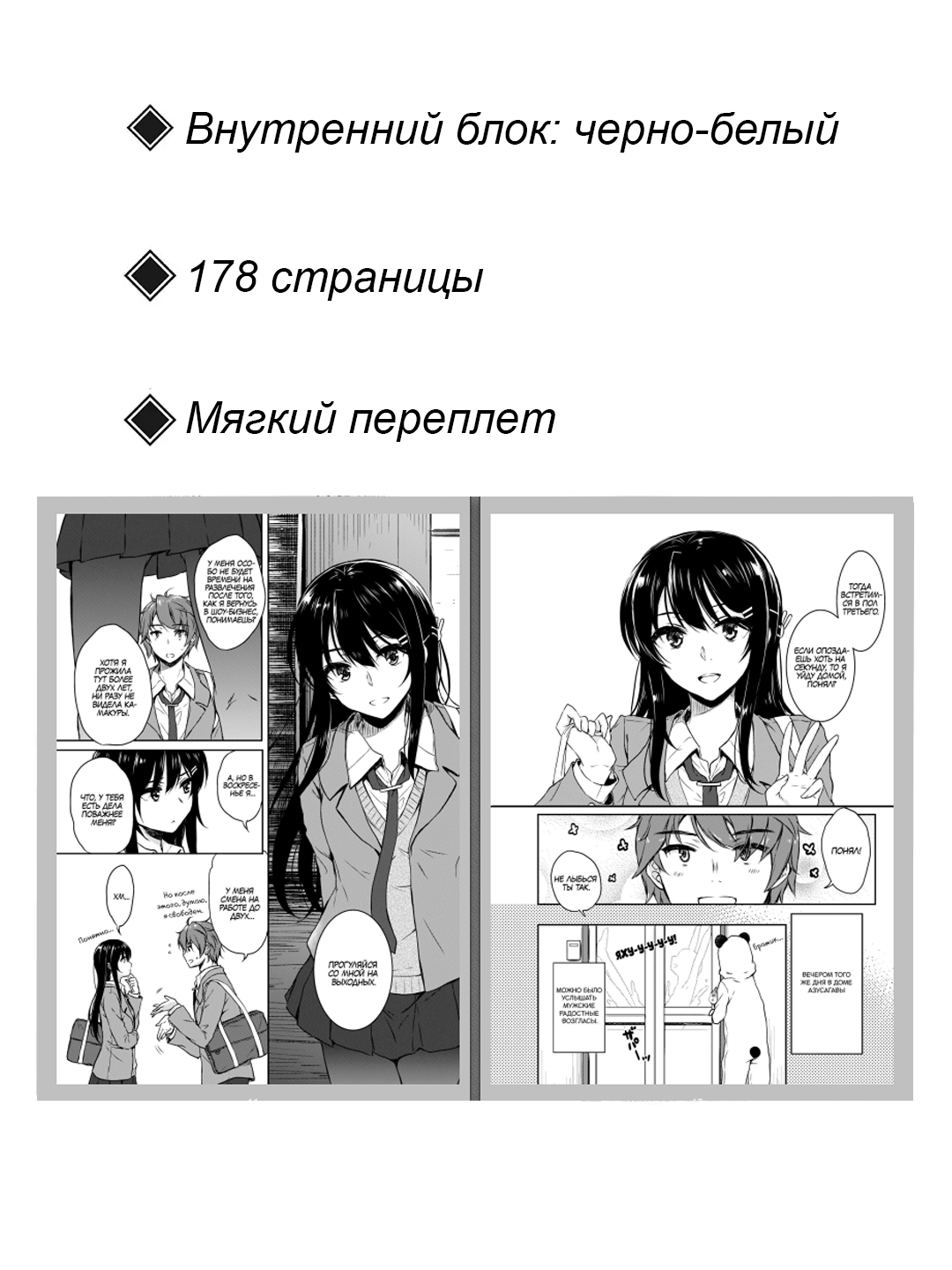 Негодник, которому не снилась девушка-кролик, 2 том, манга, мягкий переплет — фото 1