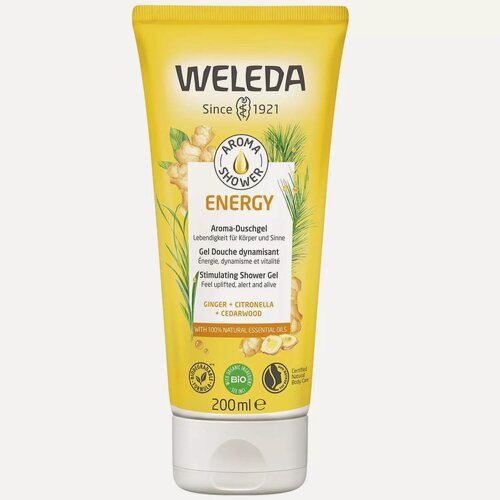 Изображение товара Гель для душа WeLEDA "Energy", унисекс, 200мл, тонизирующий аромат