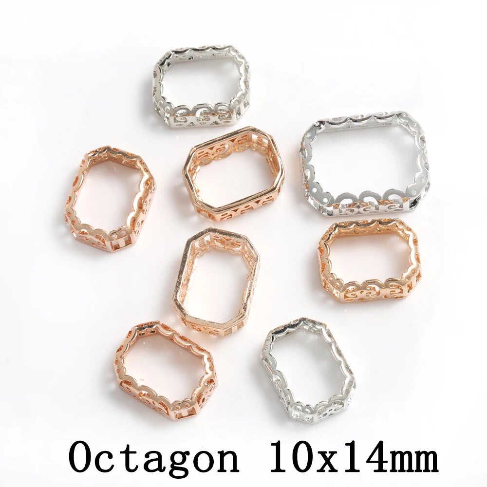 Когти для бисера Octagon 10x14mm, 10шт