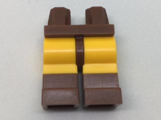 Hips and Bright Light Orange Legs with Reddish Brown Boots Pattern, 970c110pb02 Reddish Brown U