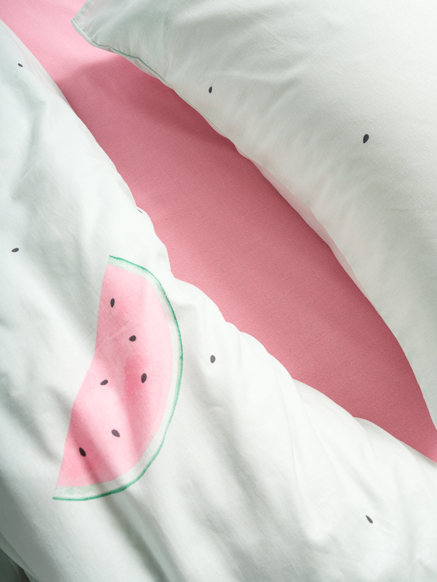 Постельное белье 2 спальное, Веселина Watermelon, бязь, наволочки 70х70, 100% хлопок — фото 1