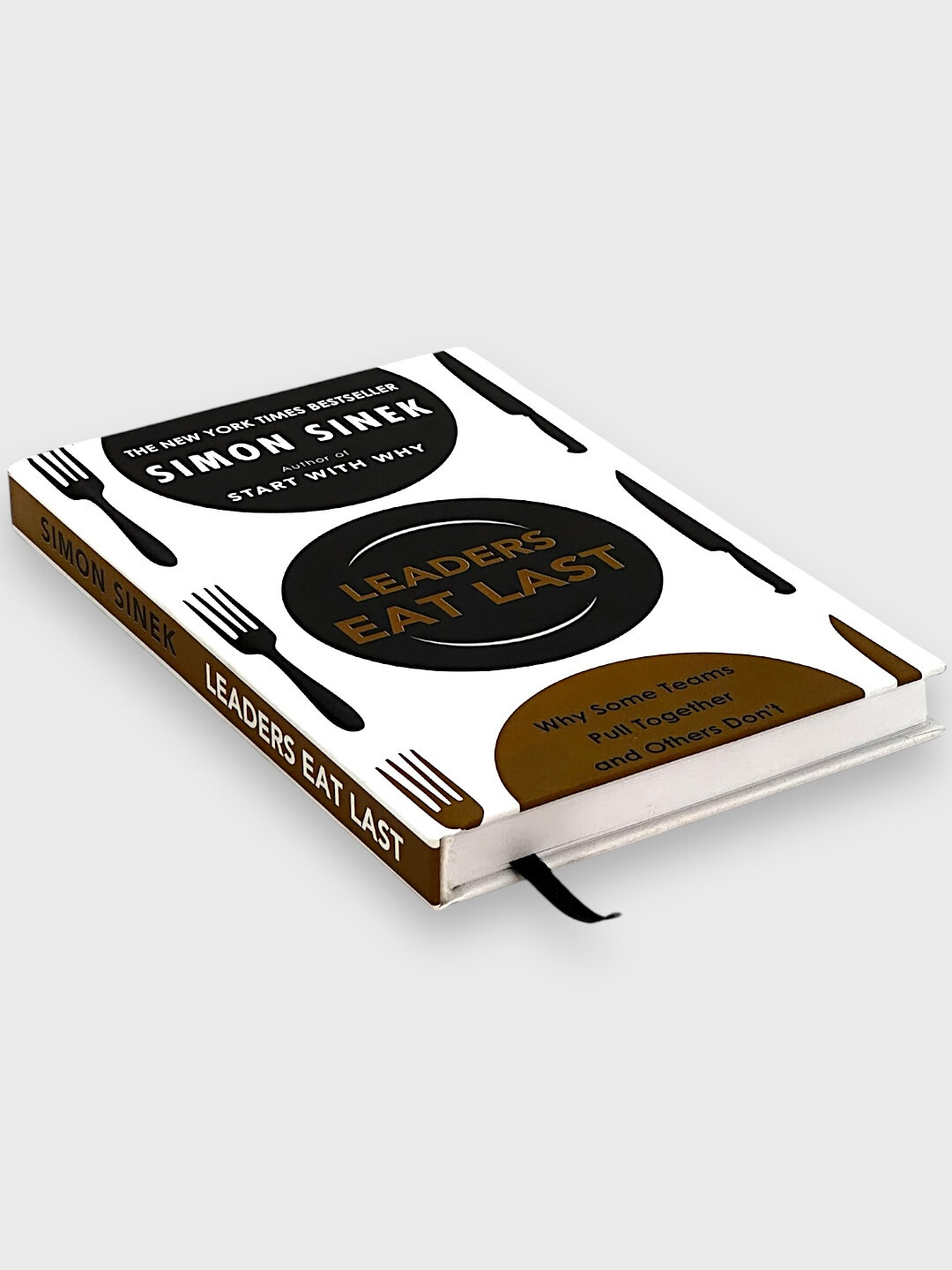 Книга Simon Sinek "Leaders Eat Last", твердый переплет, черно-белые иллюстрации, 288 стр — фото 1