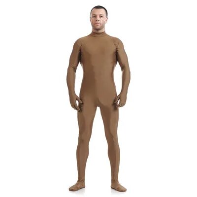 Зентай боди мужское бежевое Light Brown, размер L