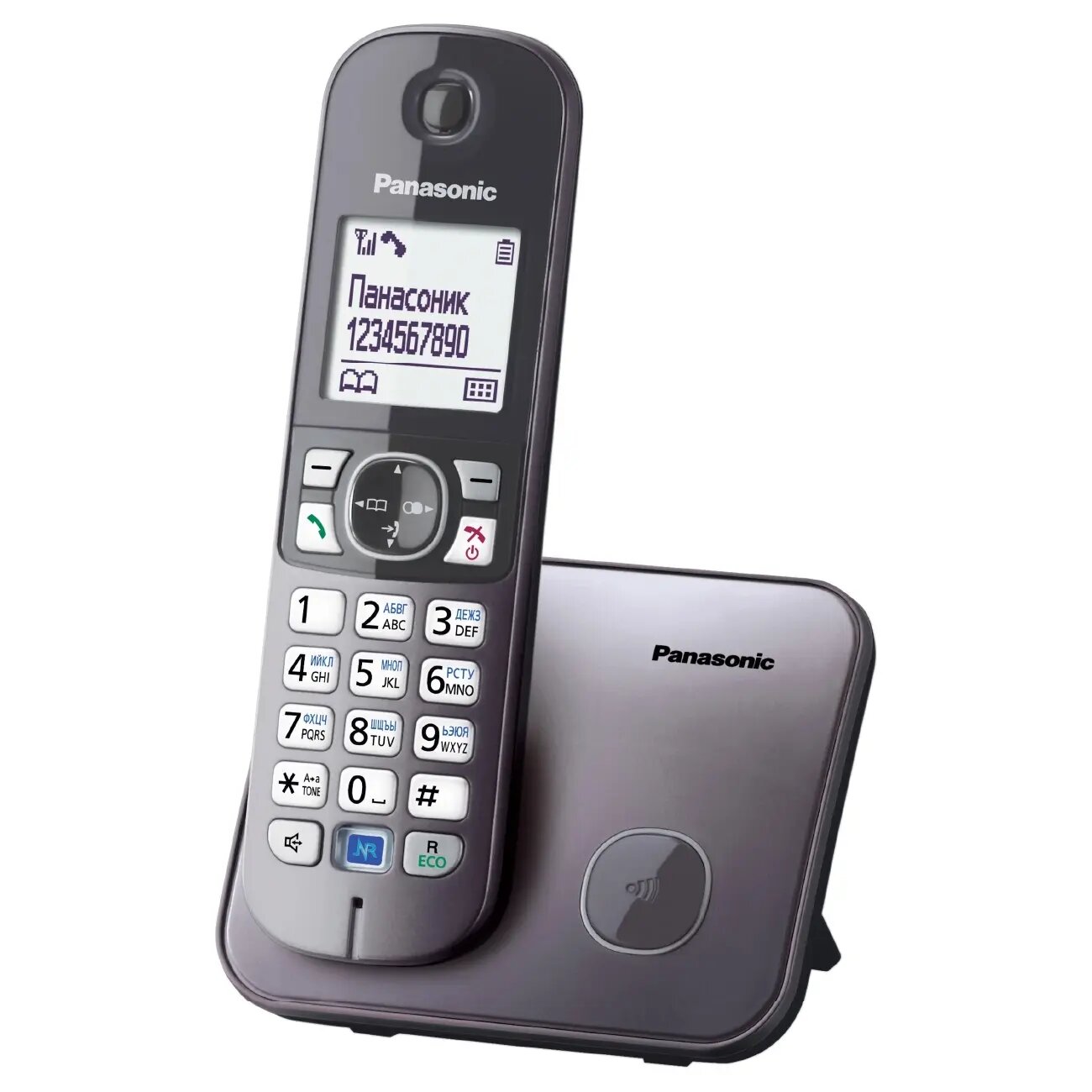 Радиотелефон Panasonic KX-TG6811UAB, DECT, громкая связь, Caller ID, черный