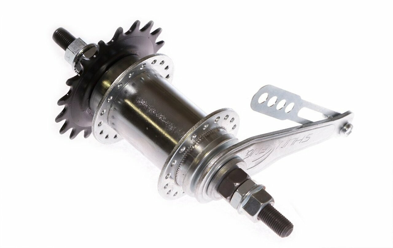 Втулка задняя Shunfeng SF-CT01, 1 ск, 36H, 109 мм, 18T Серебристый