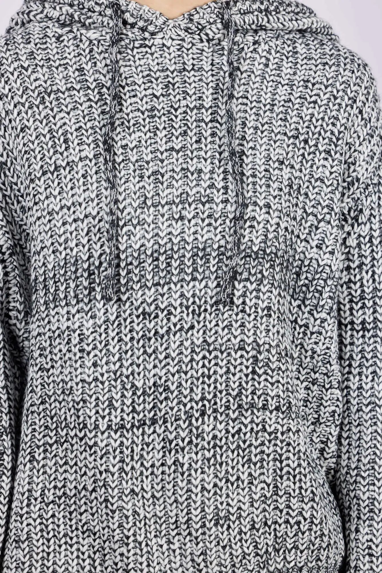 Свитер Selfie, размер XS, , черно-белый — фото 1